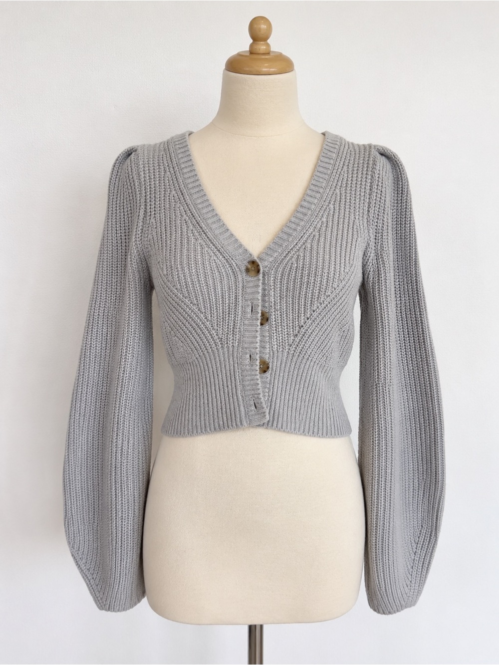 Urban Outfitters Light Purple V-Neck Button Front Sweater
